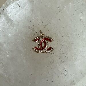 Elegant Red and Silver Pendant Necklace